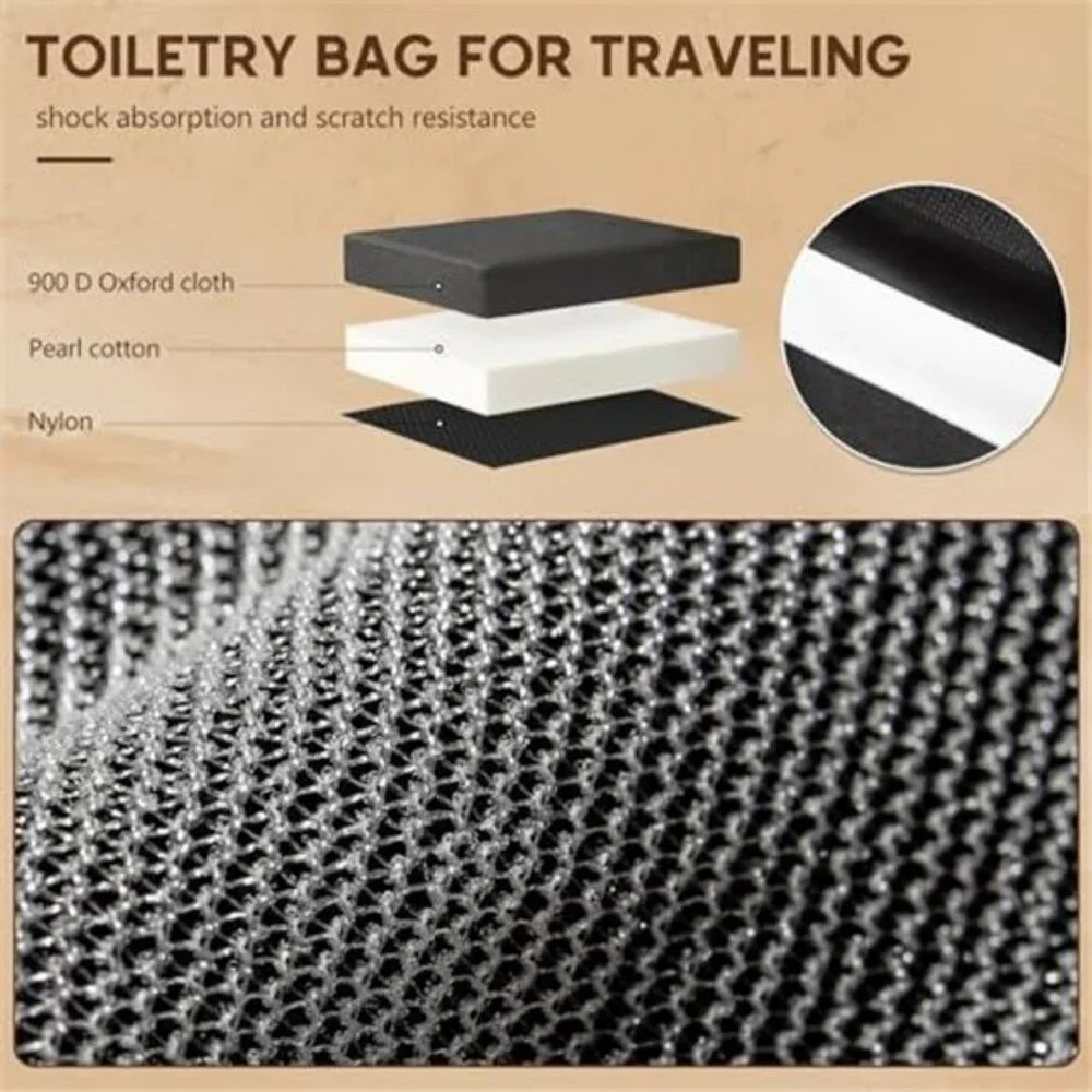 Toiletry Bag for Men,Mens Travel Toiletry Organizer,Men's Travel
